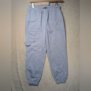 Forever 21 Women's Cargo Utility Gray Size Small Joggers 100% Cotton Workwear